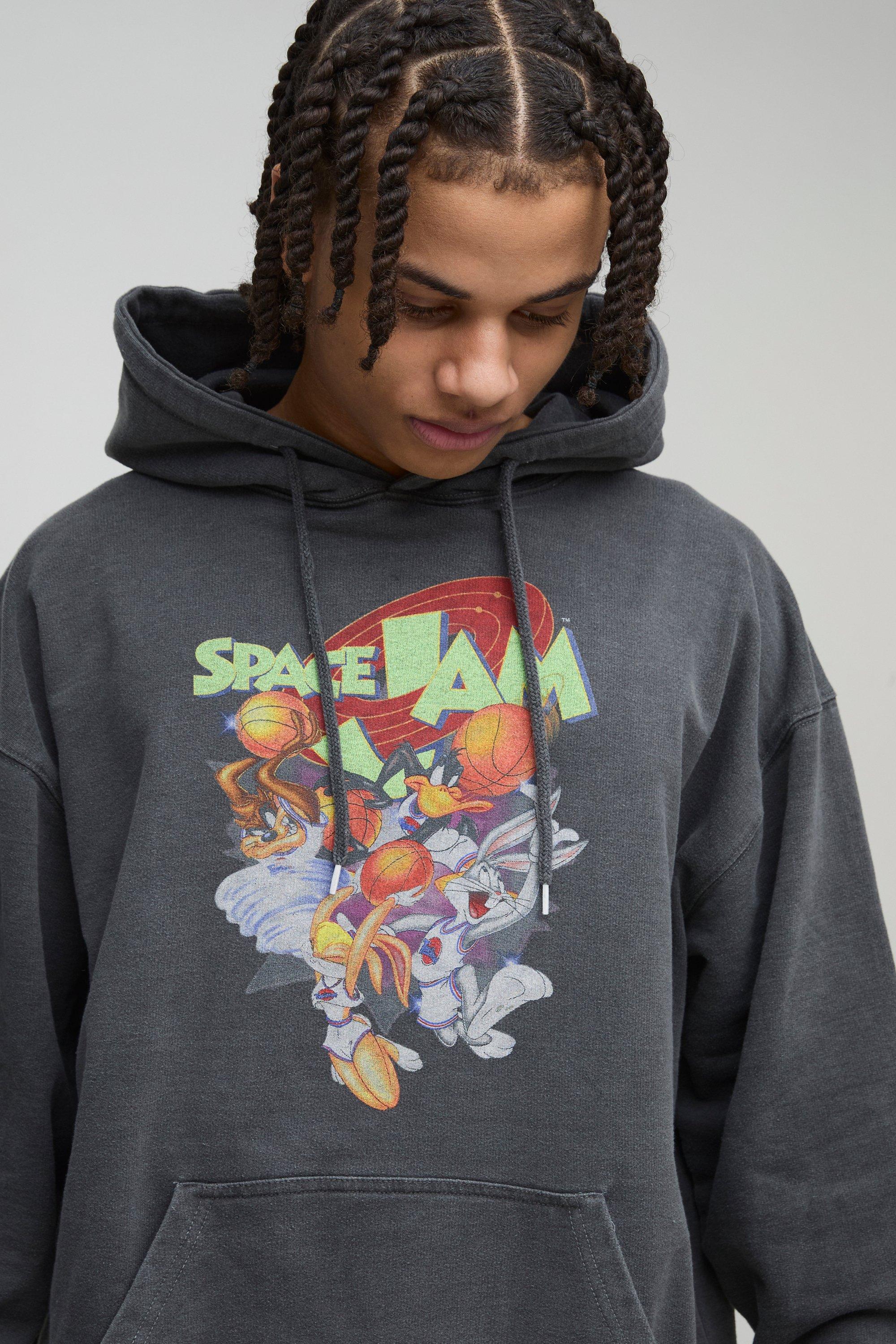 boohoo MAN★オーバーサイズ 半袖 Tシャツ★スペース・ジャム 67043_01.jpg